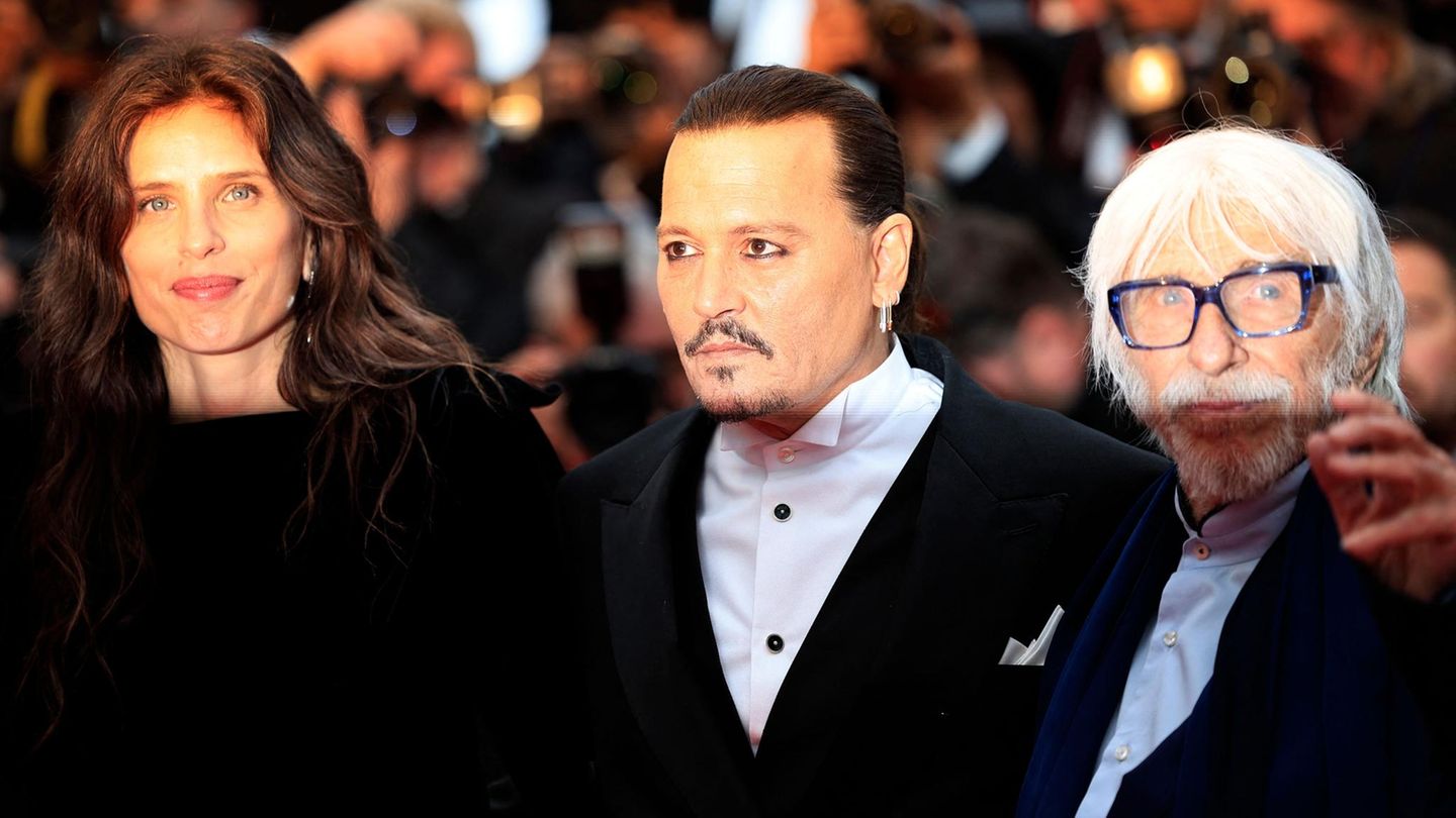 Maïwenn Le Besco, Johnny Depp und Pierre Richard