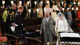 Meghan und Prinz Charles in der Kirche