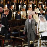 Meghan und Prinz Charles in der Kirche