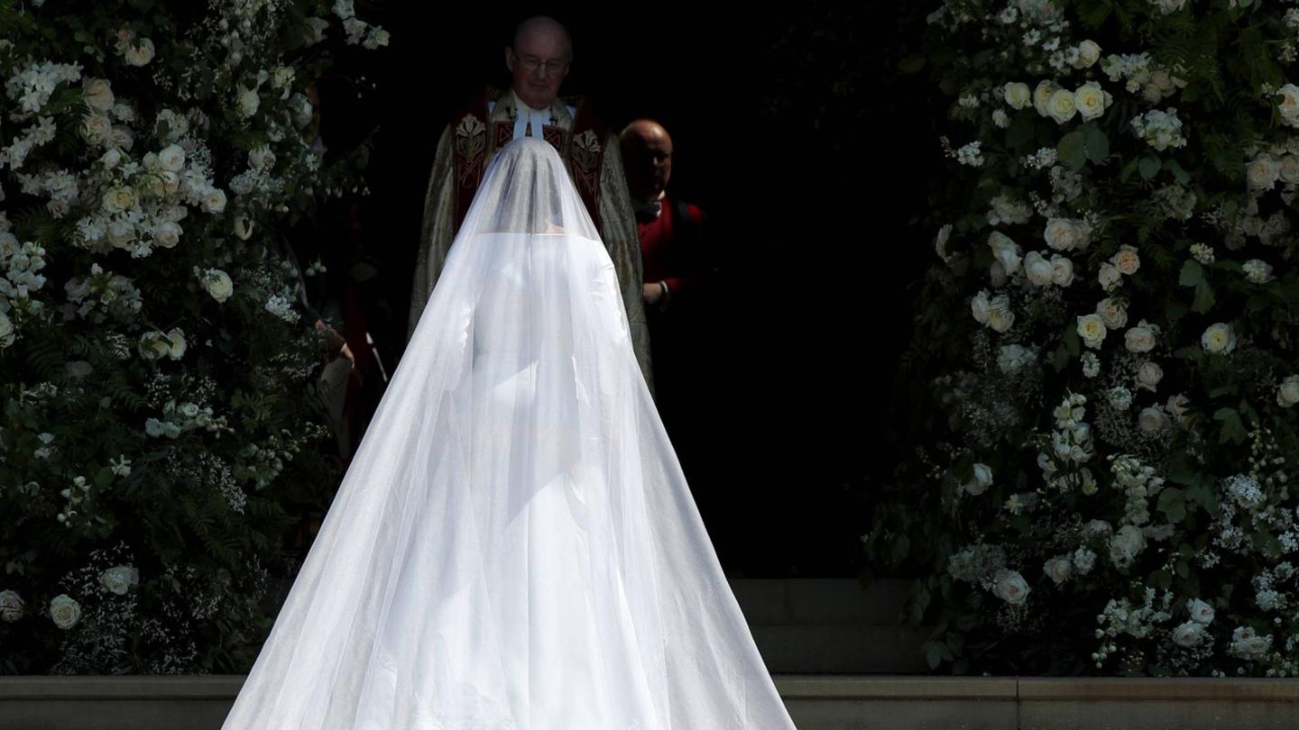 Meghan auf dem Weg in die Kapelle