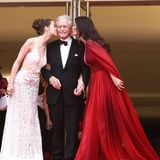 CATHERINE ZETA-JONES, MICHAEL DOUGLAS and their daughter CARYS ZETA DOUGLAS