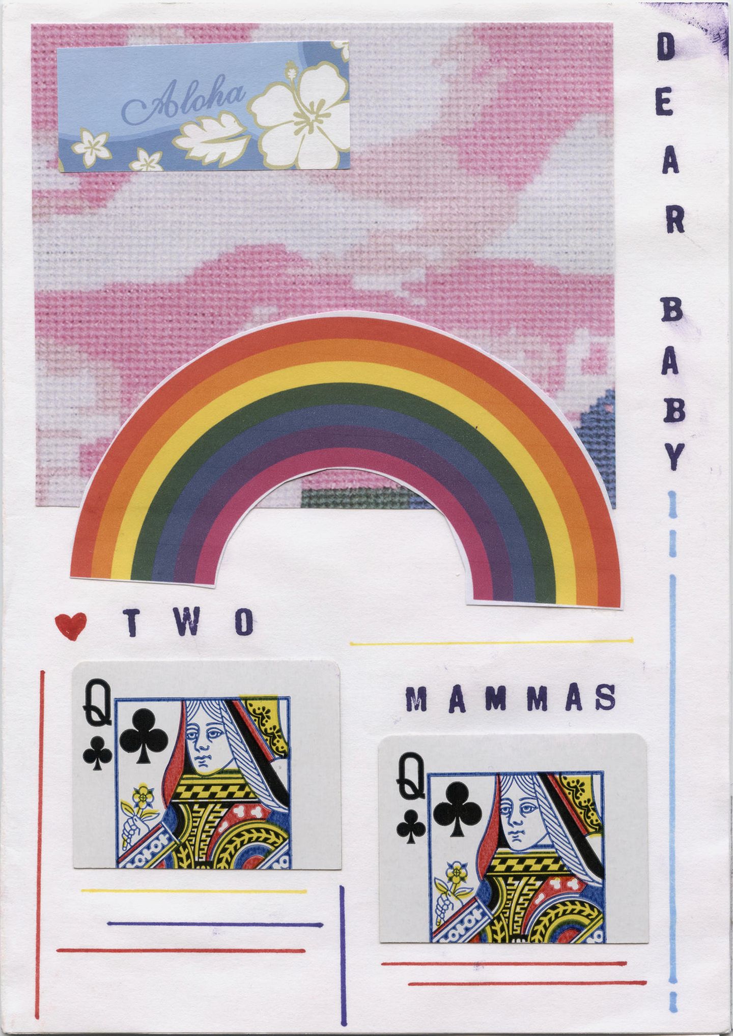 Eine Collage zur Mutterschaft