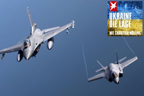 Kampfflugzeuge vom Typ Lockheed Martin F-16