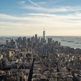 New York Blick Richtung Worldtrade Center