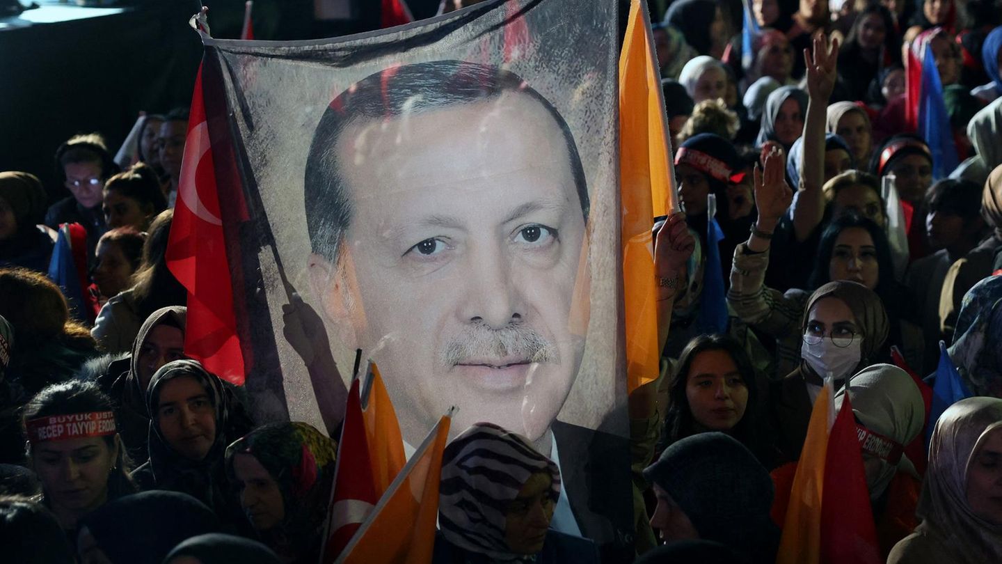 Erdogan-Anhänger in der Türkei