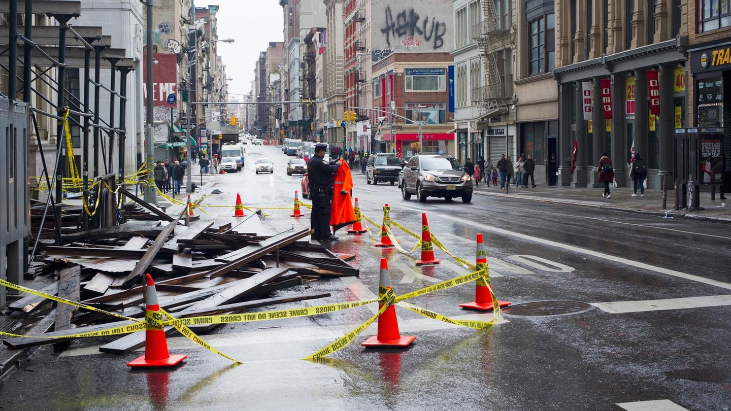 Schäden nach Hurrikan Sandy