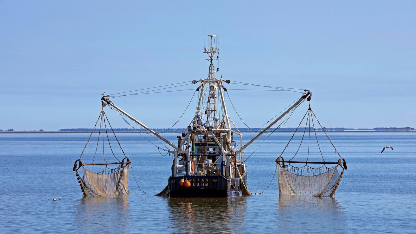 Krabbenkutter bei Büsum Krabbenkutter bei Büsum