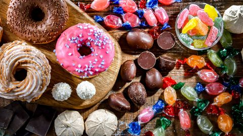 Süßkram ist zwar lecker aber zuviel Zucker macht uns Krank