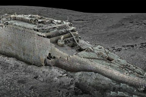 Gesunkene Titanic erstmals komplett zu sehen – 3D-Rekonstruktion zeigt legendäres Wrack