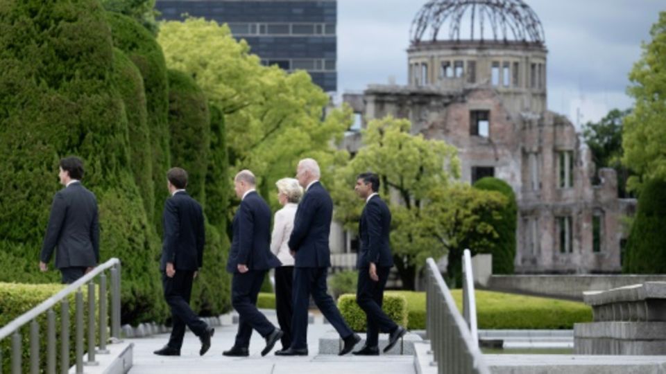 G7-Staats- und Regierungschefs in Hiroshima