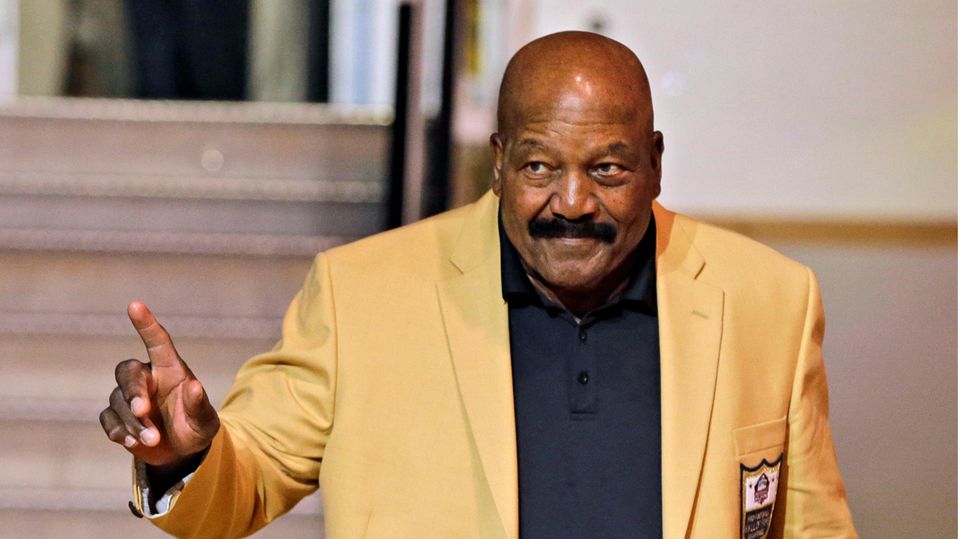 Jim Brown gilt als einer der besten Spieler der NFL-Geschichte