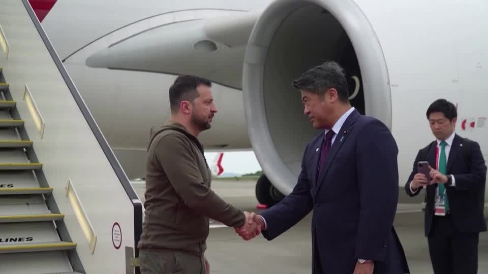 Video: Selenskyj zu G7-Gipfel in Hiroshima eingetroffen