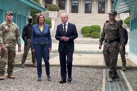 Video: Südkorea: Grenzerfahrung für Bundeskanzler Scholz