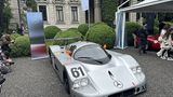 Le Mans Rennwagen an der Villa Erba
