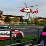 Das Medical Center des Deutschen Roten Kreuzes war gut auf das Rennen gut vorbereitet.