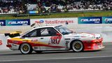 Der Opel Manta von Olaf Beckmann ist seit 1994 beim 24 Stunden Rennen dabei. Dieser absolute Publikumsliebling mit dem Fuchsschwanz darf nicht fehlen.