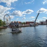 Aussicht auf Gdańsk in Polen