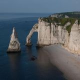Die Felsformation "Porte d'Aval" in Étretat
