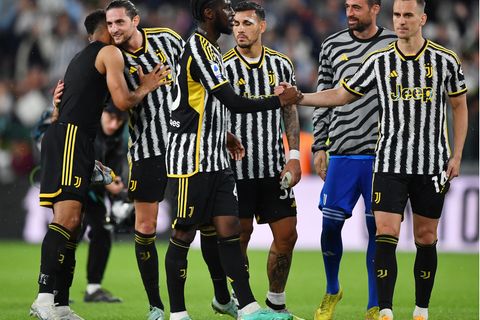 Profis von Juventus Turin nach einem Liga-Spiel