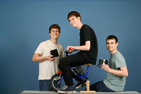 Felix Hörner, Felix Makartsev und Michel Weber