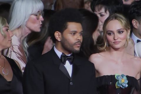 Video: The Weeknd und Lily-Rose Depp feiern "The Idol" in Cannes