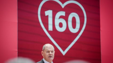 Bundeskanzler Olaf Scholz (SPD)