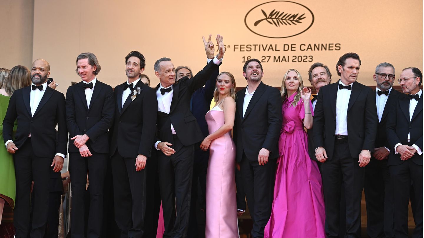 Wes Anderson und Stars in Cannes