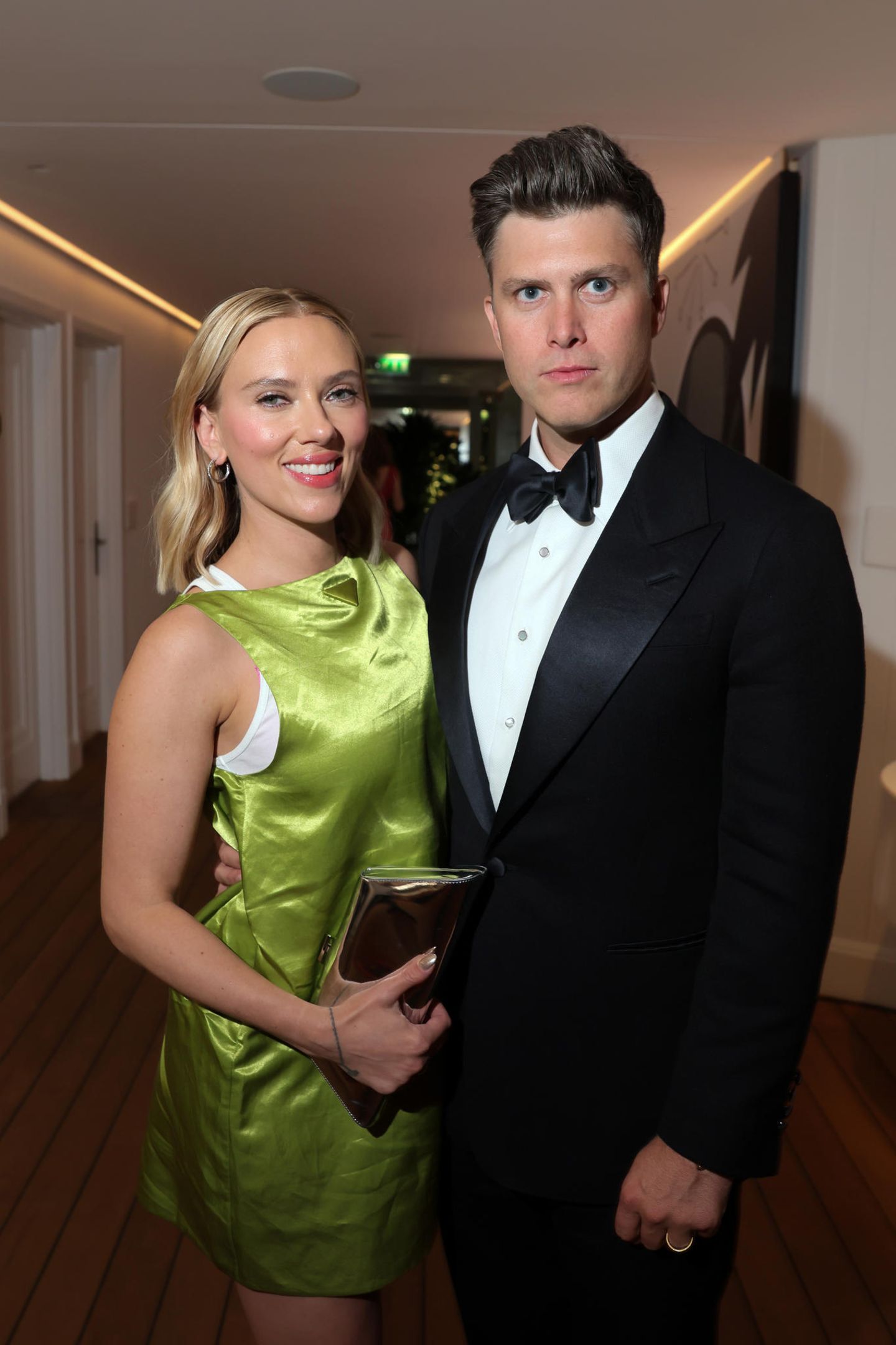 Scarlett Johansson and Colin Jost