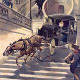 1863 gegründete Moïse Polydore Millauds das Magazin "Le Petit Journal" – und es war bahnbrechend. Eine neue Form des Sensationsjournalismus war geboren. Mit Niedrigpreisen und einem offenen Vertrieb über den Straßenverkauf hatte das marktführende Blatt eine breite Käuferschicht jenseits der bildungsbürgerlichen Klientel der herkömmlichen Abonnentenpresse erschlossen. Dieses Bild stammt aus dem "Le Petit Journal, Paris" vom 9.Februar 1896 und gehörte zu dieser Nachricht: "Zwei Pferde galoppierten durch Versailles. Unteroffizier Michaud vom 27. Dragoner-Regiment wollte sie aufhalten. Er erlitt einen Schädelbruch."