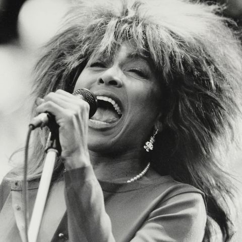 Die Rock- und Pop-Sängerin Tina Turner bei einem Konzert in Oslo. Juni 1987