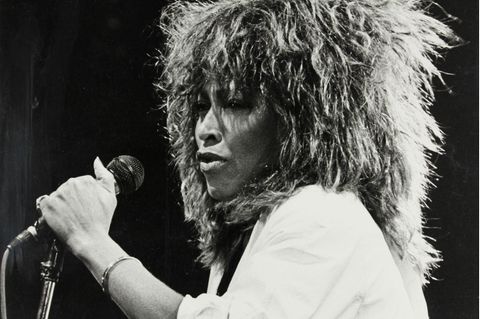 Tina Turner auf einem Konzert in der Ahoy-hall in Rotterdam, im April 1985
