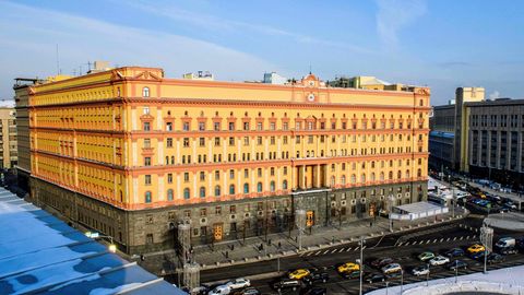 Die Zentrale des russischen Inlandsgeheimdienstes FSB in Moskau