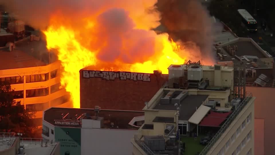 Video: Großbrand in Sydney