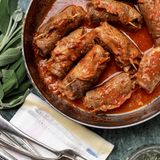 Kleine Fleischrouladen