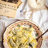 Blattgemüse-Ravioli