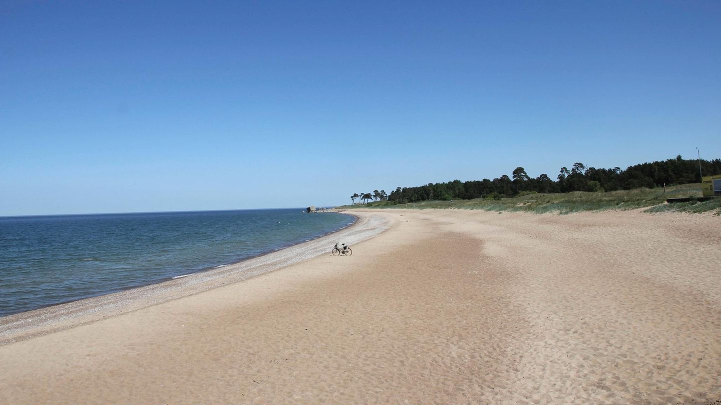 Strand von Liepāja, Lettland