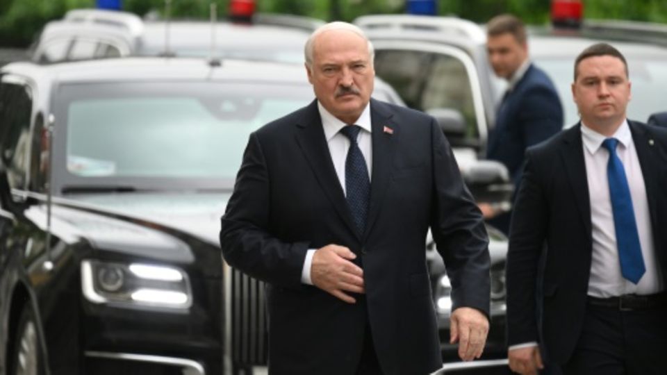 Der belarussische Machthaber  Lukaschenko in Moskau