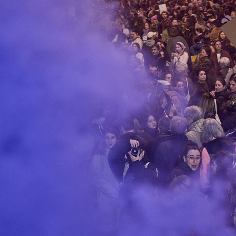 Am Weltfrauentag gehen tausende von Menschen Weltweit auf die Straße auch in Spanien