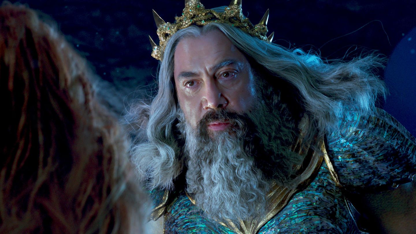 Die Tochter von Arielle-Darsteller Javier Bardems dachte zuerst, er spielt Arielle. 