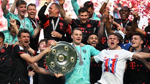 Ein gewohntes Bild: Der FC Bayern München bejubelt die elfte Meisterschaft in Serie.