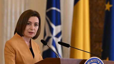 Maia Sandu, Präsidentin von Moldau, bekommt in ihrem Engagement gegen Wladimir Putin Rückendeckung von knapp 50 anderen Staaten. 