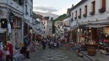 Blick auf den Bazar von Gjirokastra