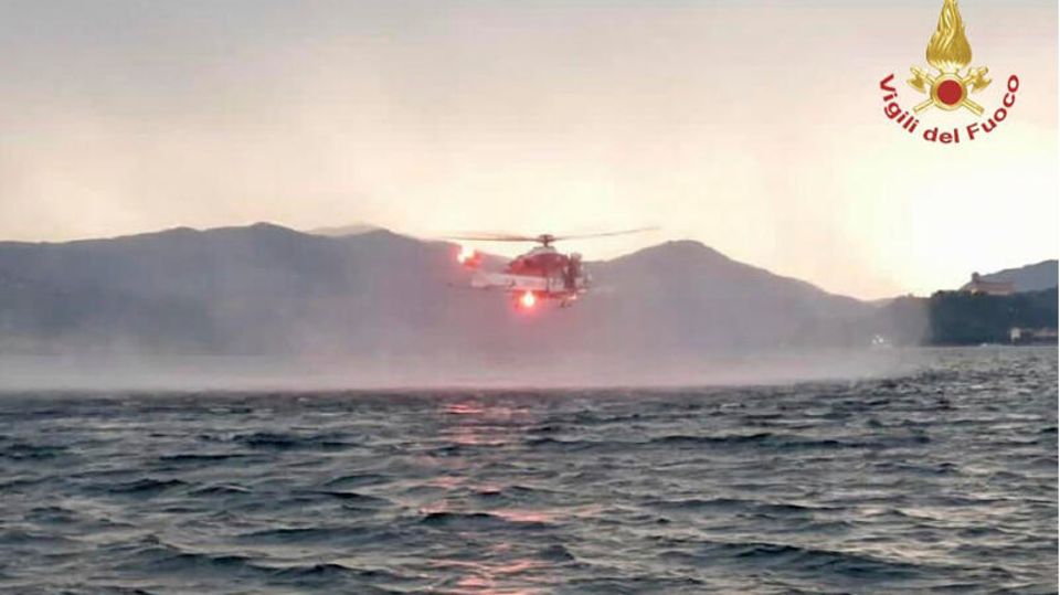 Bei dem Bootsunglück auf dem Lago Maggiore in Italien sind vier Menschen ums Leben gekommen