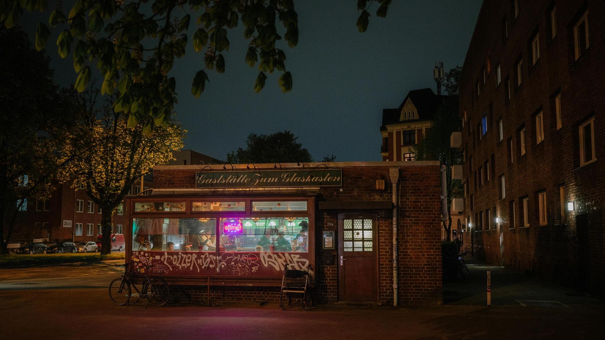 Kneipe Gaststätte zum Glaskasten, Barmbek