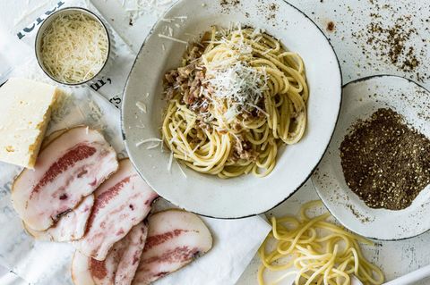 Pasta alla gricia mit Za’atar
