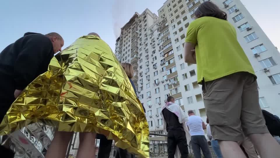 Video: Drohnenangriffe auf Kiew - und Moskau