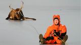 Tierrettung Hirsch Feuerwehr