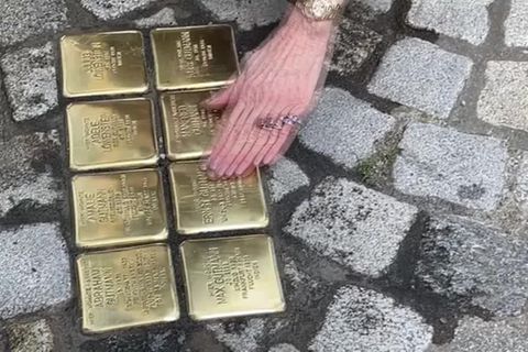Video: Stolperstein für Vater von US-Botschafterin Amy Gutmann