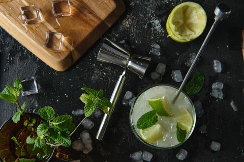 Blick auf einen Mojito