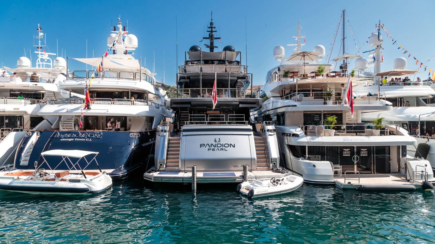 Yachten im Hafen von Monaco